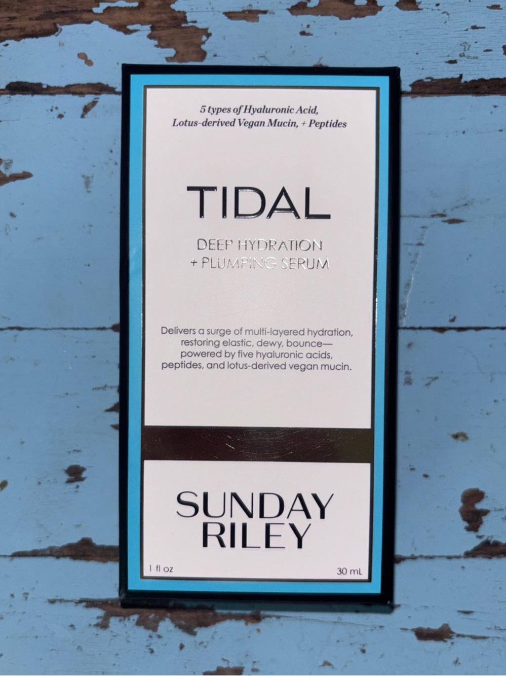 Sunday Riley TIDAL Deep Hydration + Plumping Serum NIB